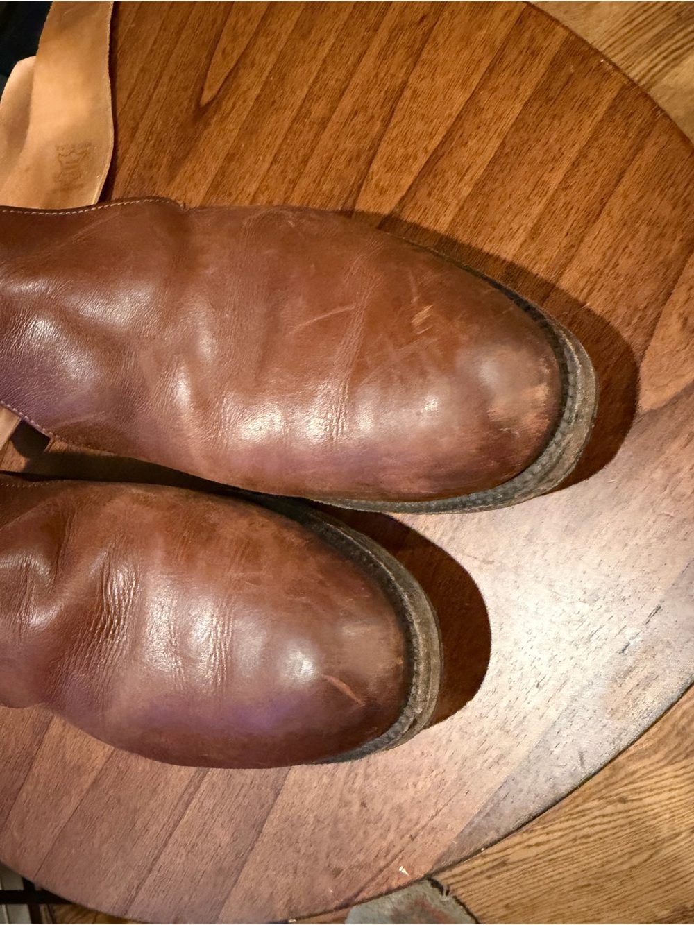 Alden Men’s Chestnut Brown Leather Slip-On Chukka Boots - Picture 2 of 9